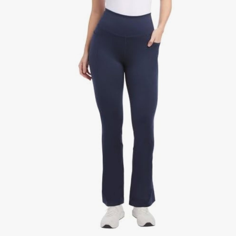 New Jockey studio flare yoga pants S navy stretch
